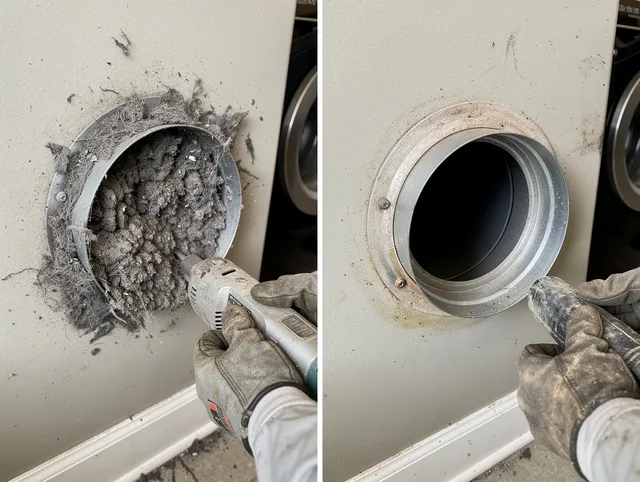 Professional clogged vent cleaning by Norwich Dryer Vent Cleaning in Norwich