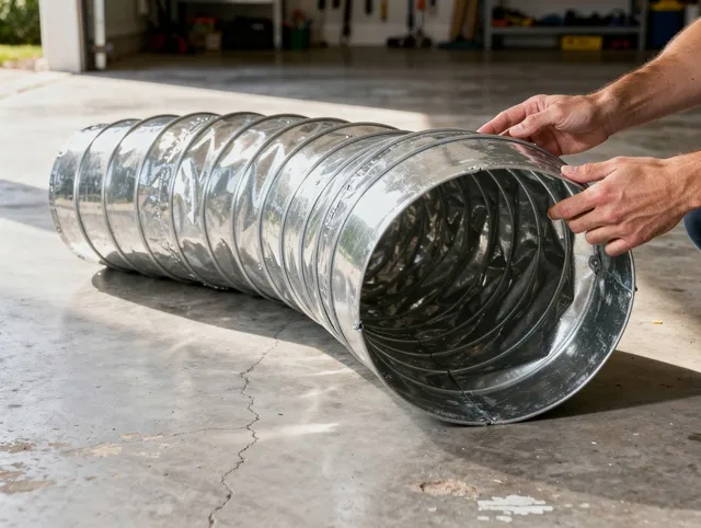 Norwich Dryer Vent Cleaning specialist using advanced equipment for thorough duct cleaning in Norwich
