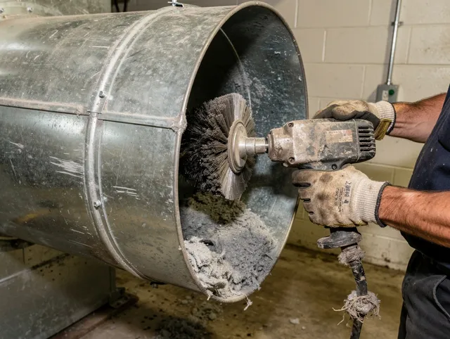 Industrial-grade dryer vent cleaning by Norwich Dryer Vent Cleaning in Norwich