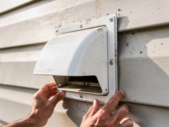 Norwich Dryer Vent Cleaning technician delivering thorough residential dryer vent cleaning service in Norwich